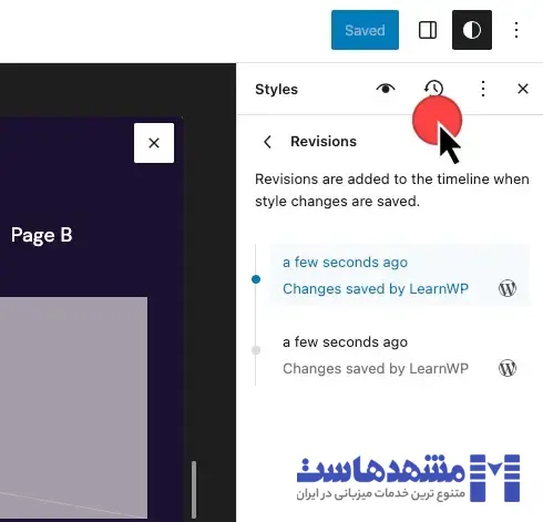 قابلیت Styles revisions در وردپرس 6.3