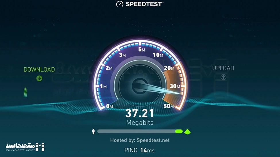 تست سرعت سرور مجازی